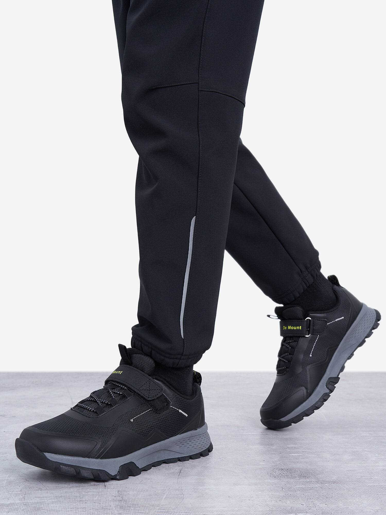 Полуботинки De Mount BOOTS MID 6 B, размер 33, черный