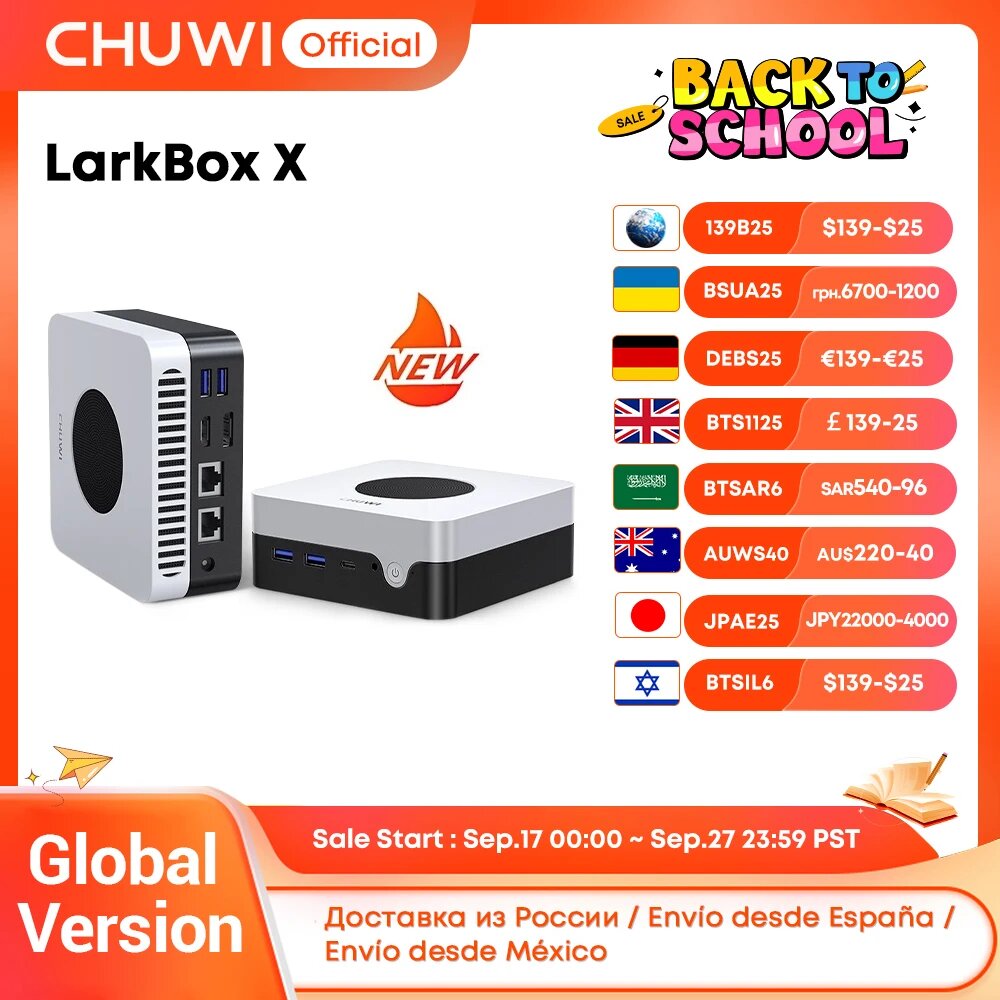 CHUWI LarkBox X Мини-ПК Intel N100 12 ГБ 512 ГБ