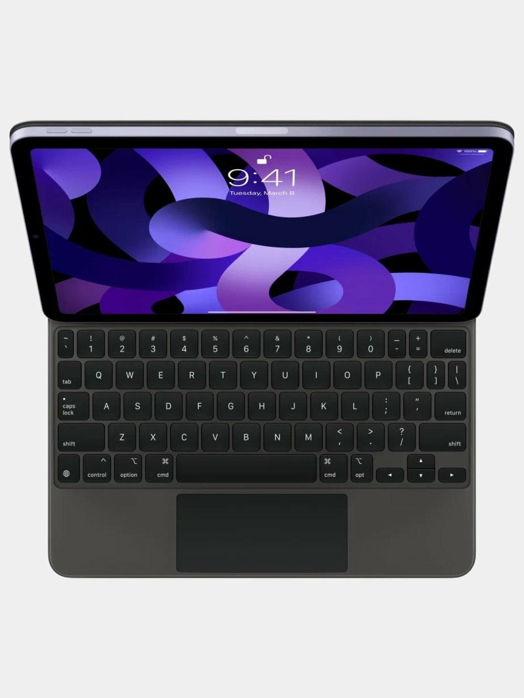 Клавиатура Apple "Magic Keyboard", английская, для iPad 12,9 2021 ЧЕРНАЯ