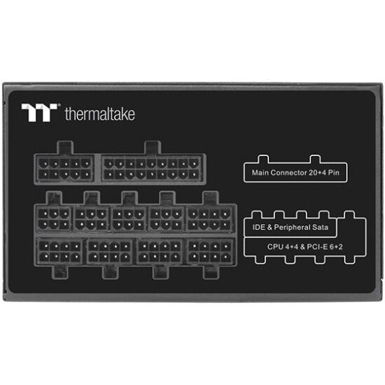 Блок питания ATX Thermaltake PS-TPD-0650FNFAPE-1 650W, Active PFC, Fully Modular, 80 Plus Platinum RTL - фото №3