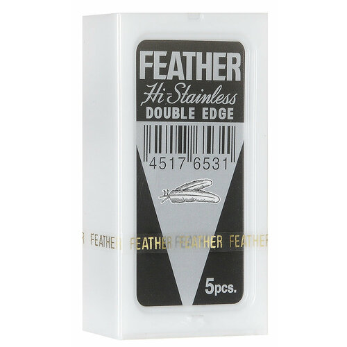Feather Hi-Stainless Double Edge Blade Pillar Box 71-S Сменные лезвия 330₽