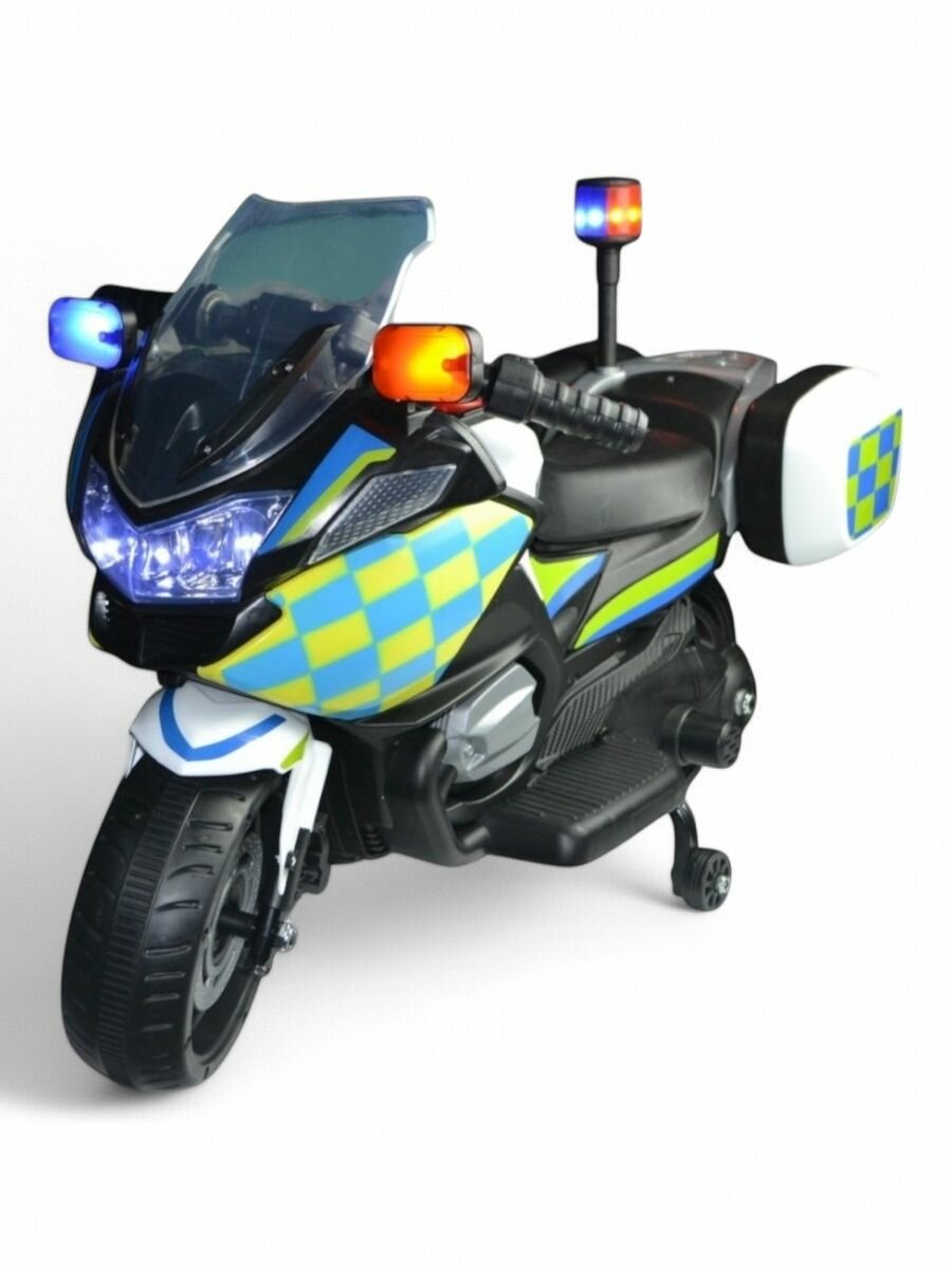Детский электромобиль мотоцикл Police Jiajia 608-Police