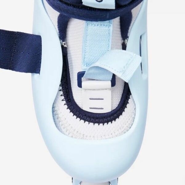 Изображение Роликовые коньки детские голубые Oxelo Learn 100 размер 32-34