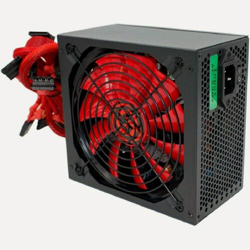 Изображение товара Ginzzu PC500 14CM(Red) 80+ black блок питания