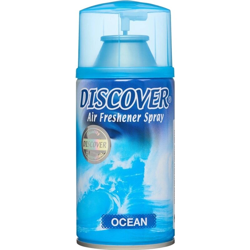Баллон сменный для автоосвежителя DISCOVER Ocean(Океан) 320 мл. спрей