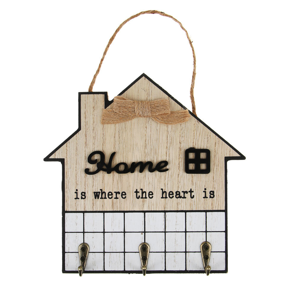 Ключница Гала-центр открытая 20 см "Home", 3 крючка