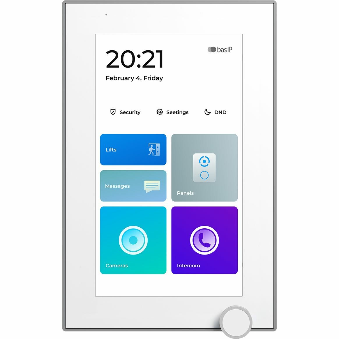 BAS IP AZ 07LL White IP монитор для домофона