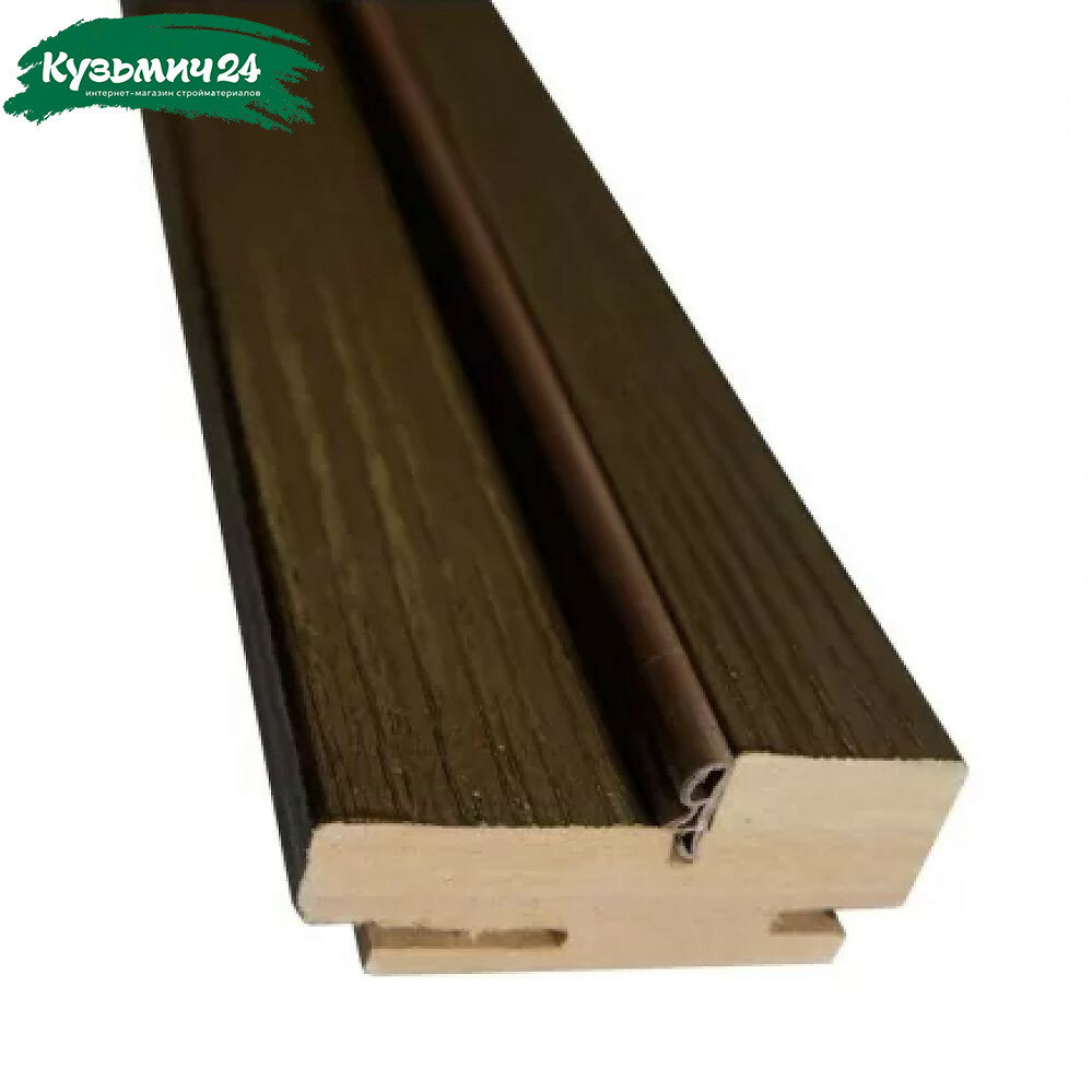 Коробка дверная сэндвич Bravo Brown Dreamline 031-1053 32х70х2070 мм МДФ