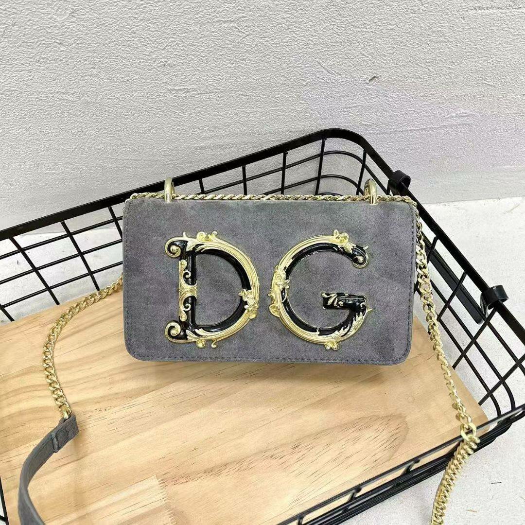 Сумка багет , фактура бархатистая, черный — фото 1