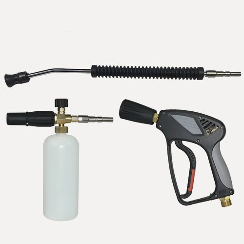 Изображение товара Пенокомплект M-002 SW с копьем L=50cm, с пистолетом М22, с пеногенератором 1л