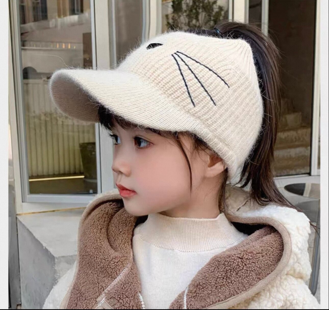 Кепка  для девочек, размер 46-54, розовая — фото 1