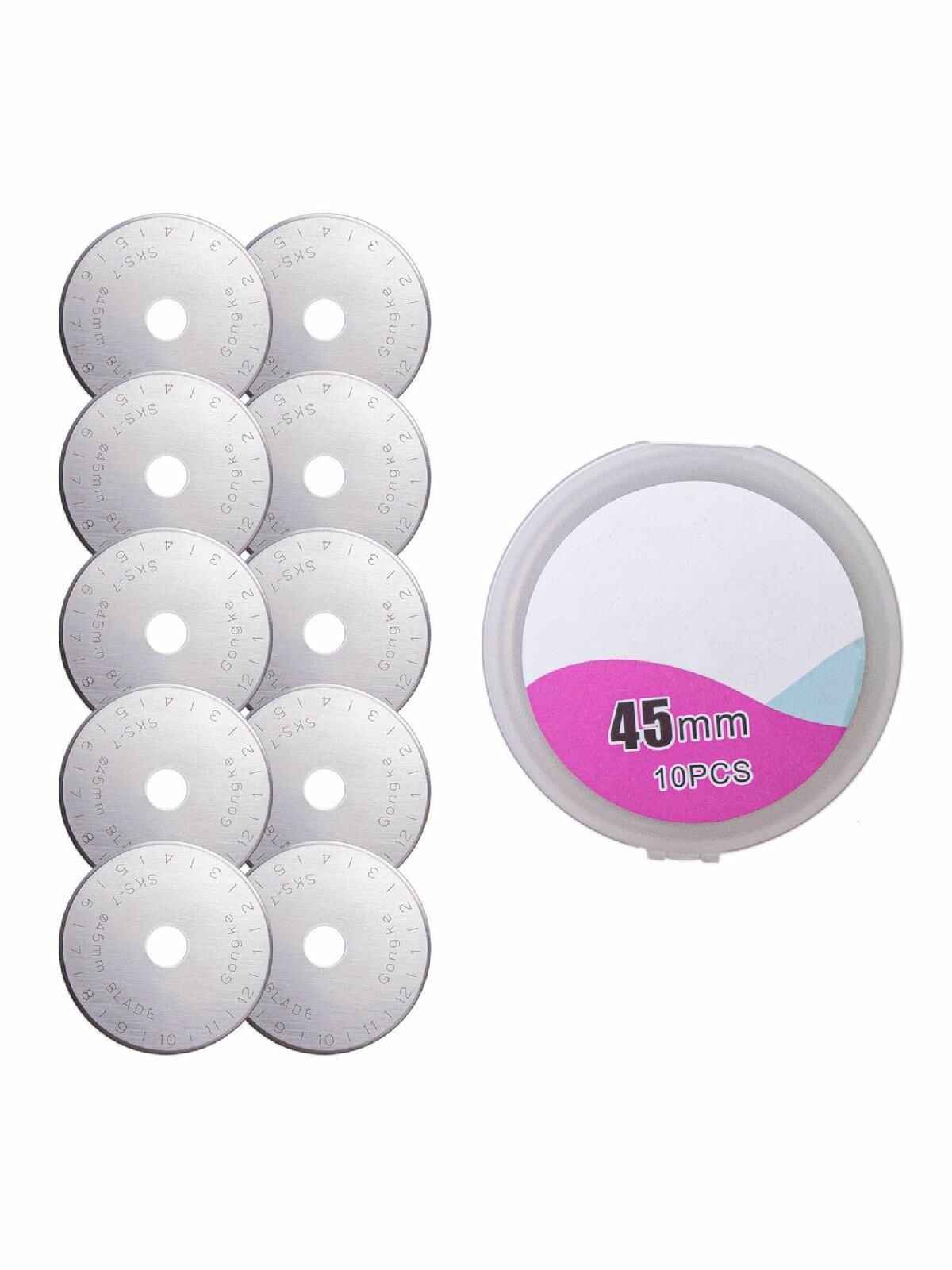 Круглые лезвия для роторного резака 45 мм, 5/10 шт, 10 штук