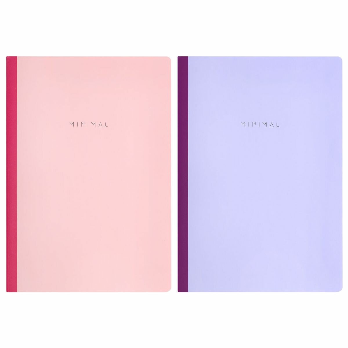 Тетрадь общая 96л, А4 Brauberg "Minimal Pastel", клетка, сшивка с корешком, обложка картон (405282), 20шт.