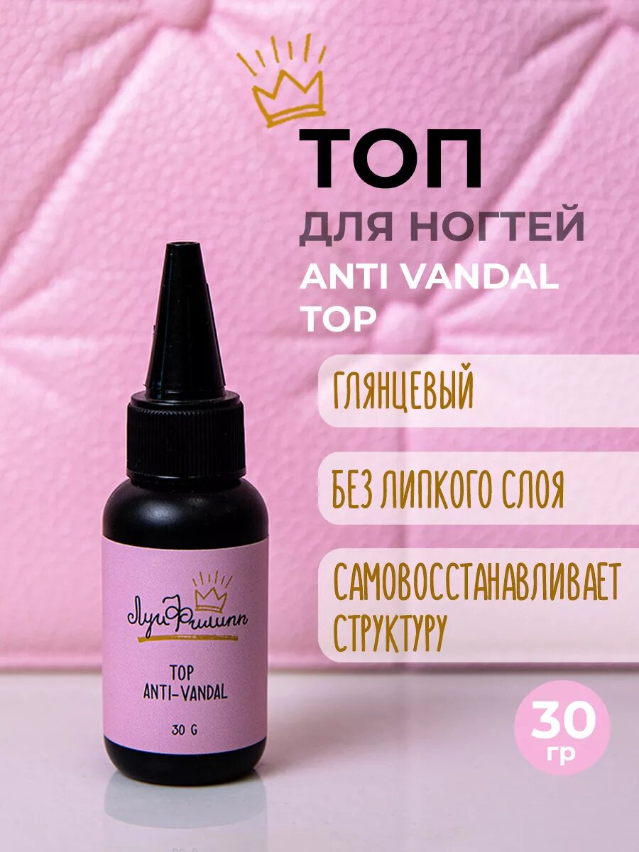 Глянцевый топ для ногтей без липкого слоя
