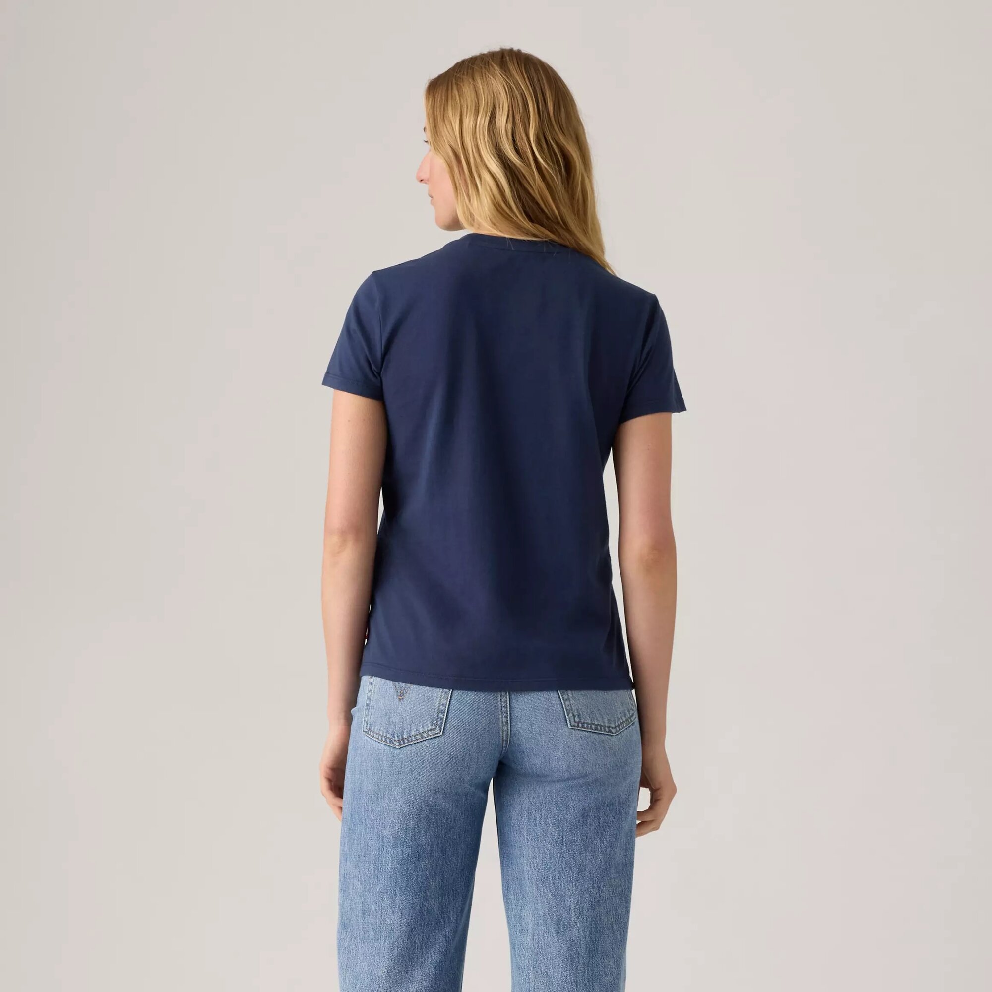 Футболка Levi's The Perfect Tee, размер M, синий — фото 1