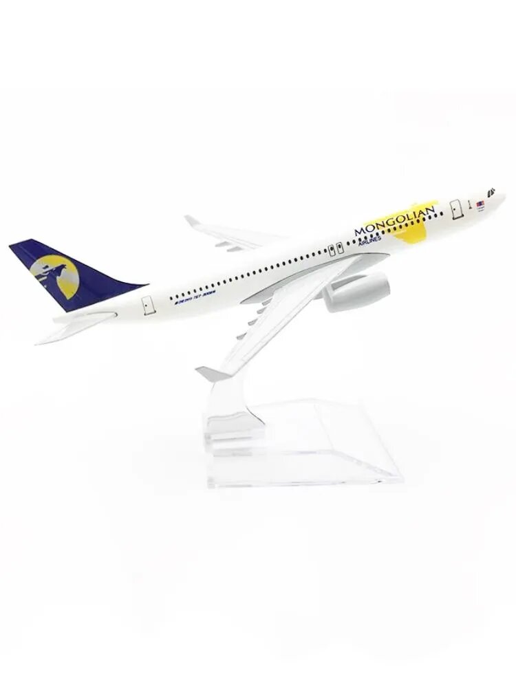 Монгольские авиакомпании B767 самолет модель игрушка 16 см