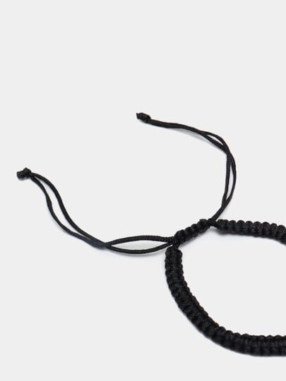 Браслет, 1 шт., размер 12 см, размер one size, диаметр 10 см, черный Self-sufficiency — фото 1