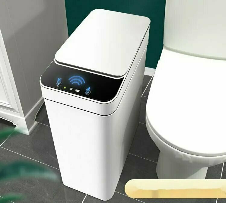 Изображение Мусорное ведро Xiaomi, 12 литров, индуктивное открытие, белое