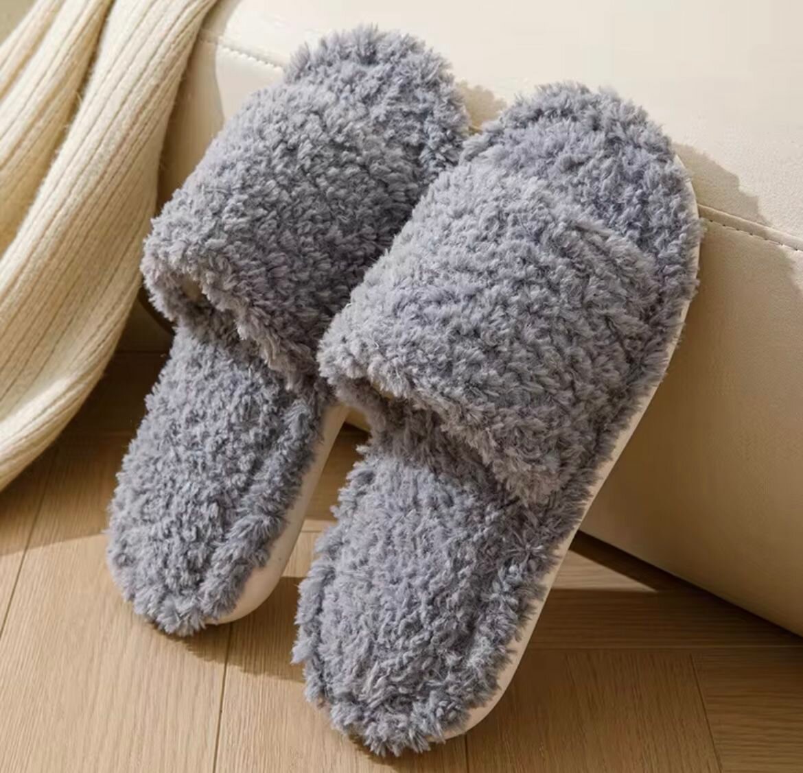 Тапочки Cosy Stride размер 42-43 серый