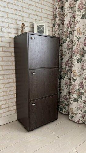 Изображение товара Комод КОмодныйДОМ, ЛДСП, 46x111x34 см, с доводчиком, цвет коричневый