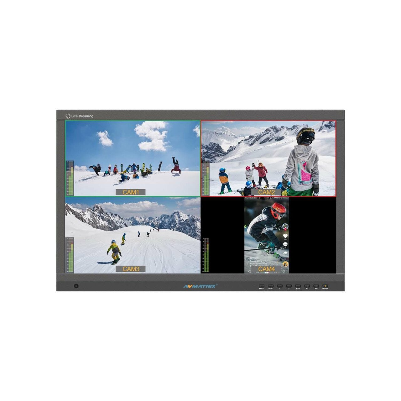 Видеомонитор Avmatrix Bdm215-Q С Квадратором