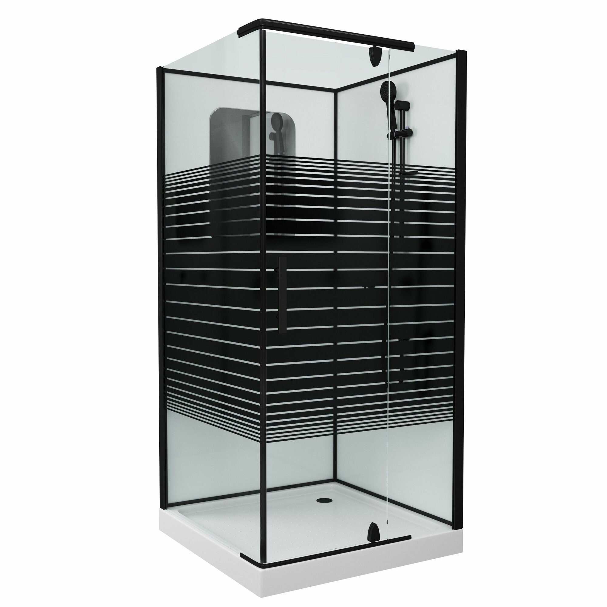 Душевая кабина Grossman Classic GR271QR (90х90х205) дверь распашная4 места