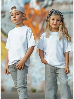 Футболка спортивная  7-12 лет, размер 9 лет, 000 белый — фото 1