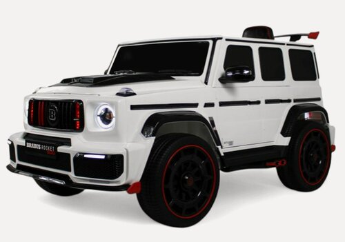 Изображение товара Детский электромобиль RiverToys Z777ZZ полноприводный, c дистанционным управлением, одноместный белый