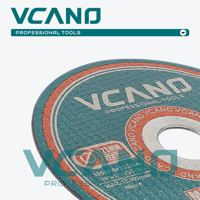 Диск отрезной Vcano, 125х1,6х22 мм, для металла и нержавеющей стали — фото 1