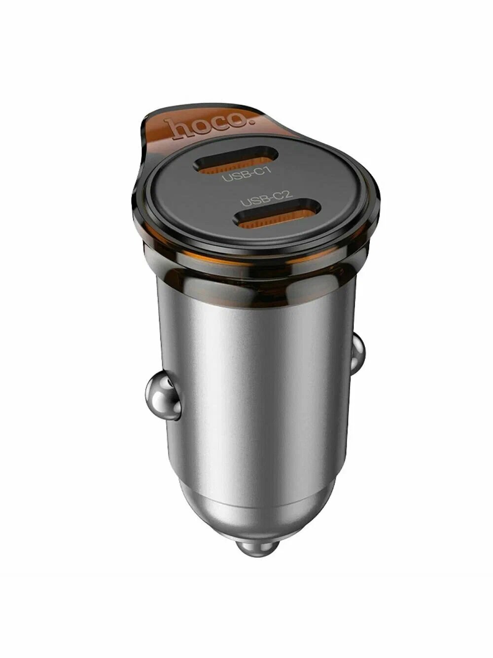 Автомобильное зарядное устройство Hoco NZ16B, USB Power Delivery, 2 разъема, PD 45 Вт