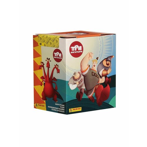 Наклейки коллекционные Panini Панини Три богатыря 5 пакетиков в экоблистере