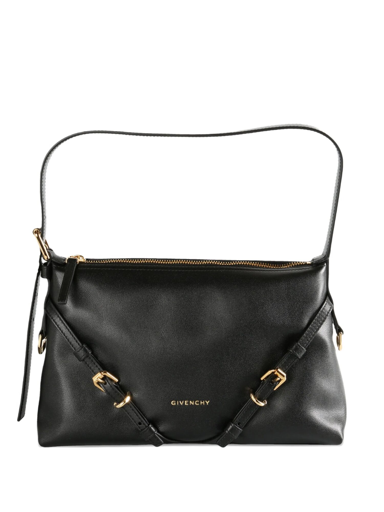 Сумка Mini Voyou buckle-strap leather shoulder bag