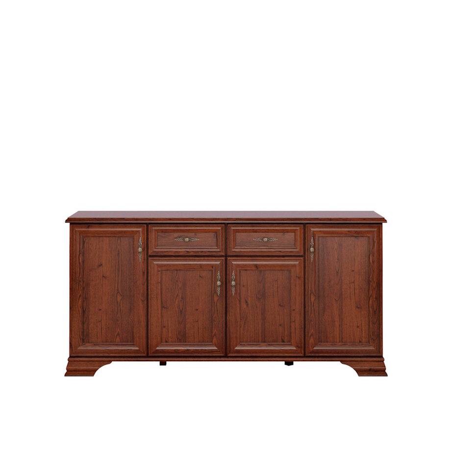 Тумба комбинированная БРВ-Мебель Кентаки KOM4D2S каштан ш. 184 см в. 91 см гл. 45 см.