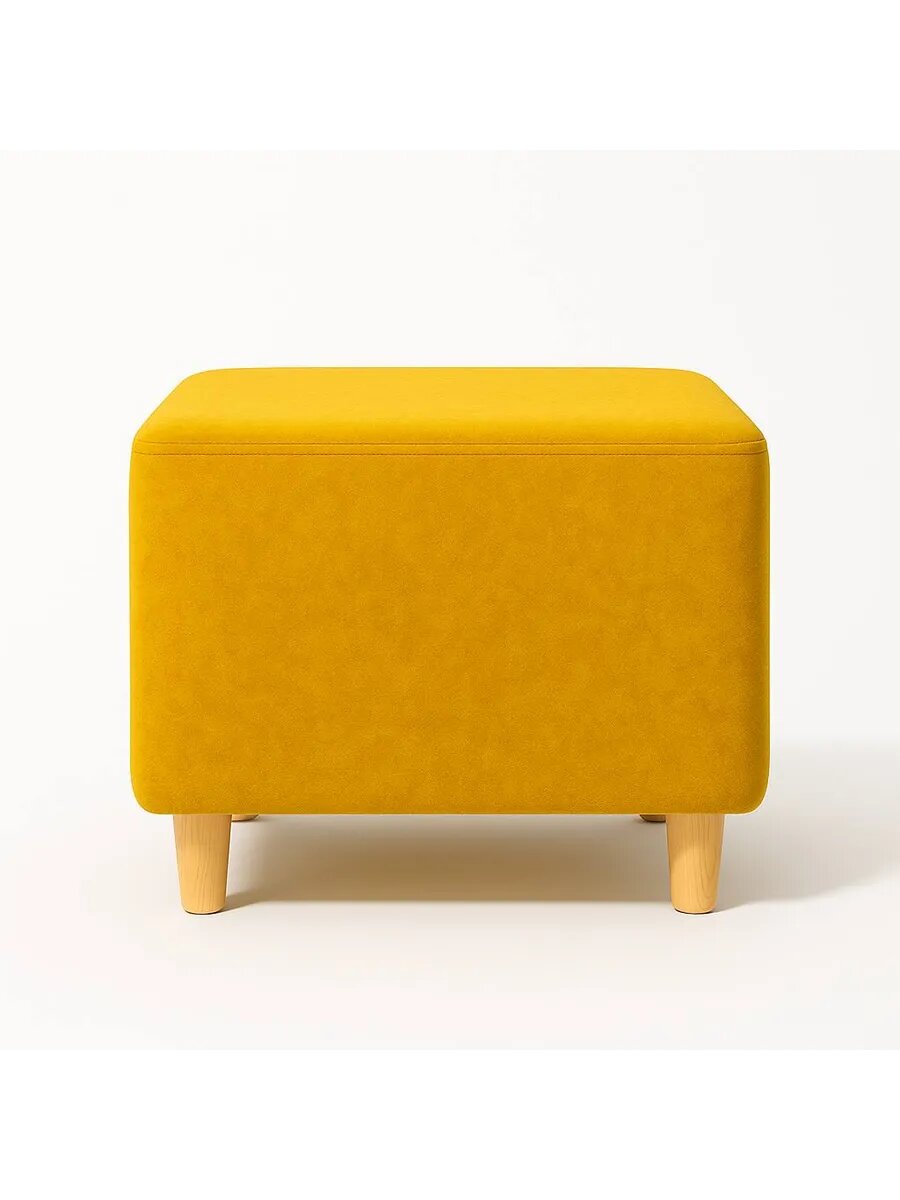 Пуф мягкий для прихожей и спальни на ножках