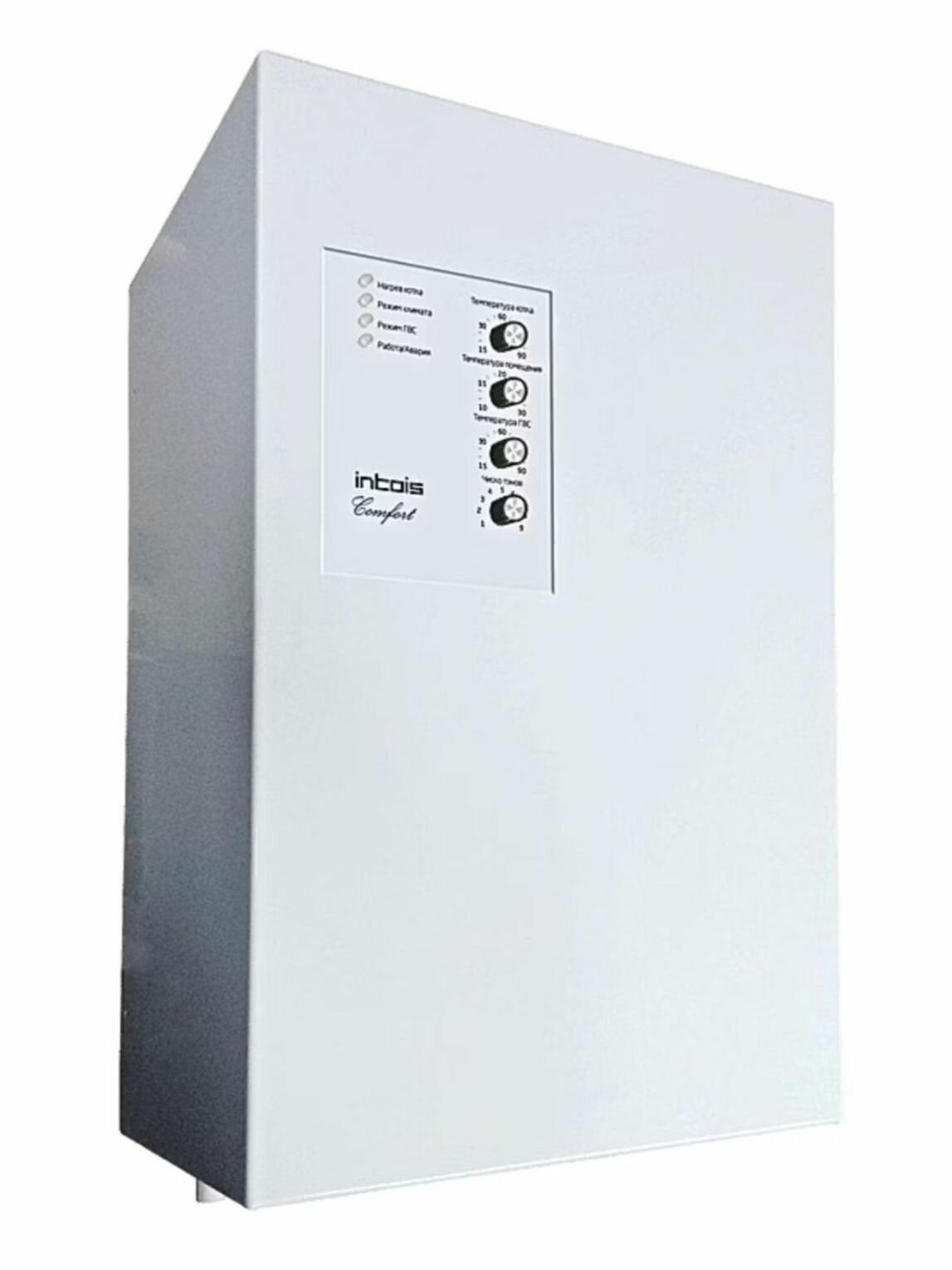 Электрический котел Интоис "Комфорт" 6кВт механический алюминиевый белый