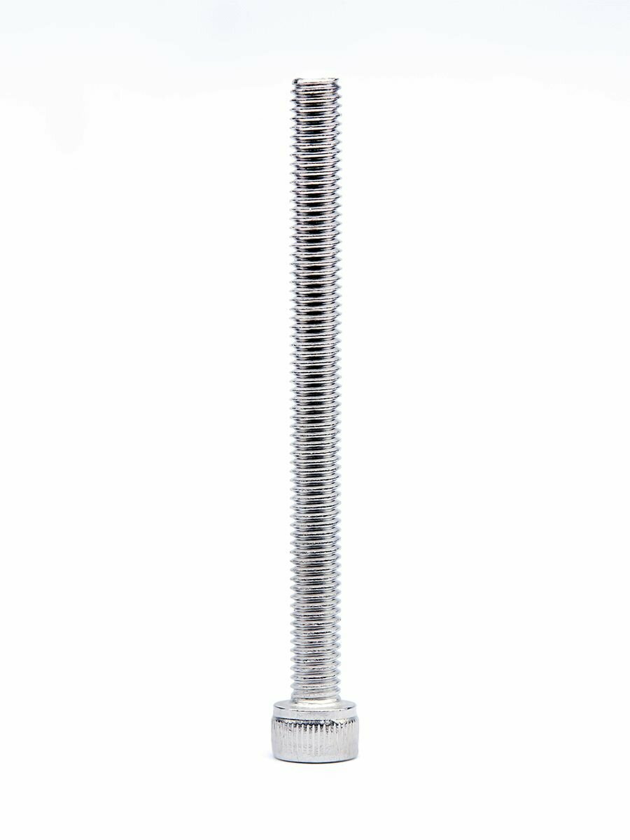 Винт DIN912 М6x70 A2-70 нержавеющий с полной резьбой. С цилиндрической головкой и внутренним шестигранником. Шаг резьбы 1мм. 10шт