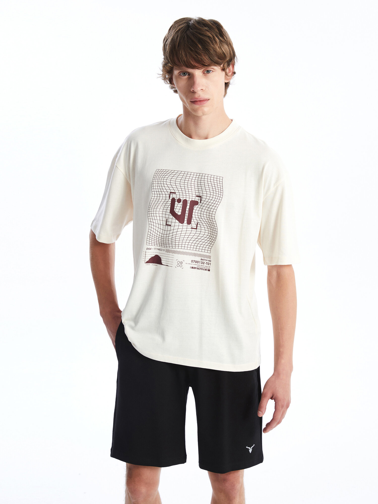 Футболка спортивная LC Waikiki 1 шт. размер M light beige