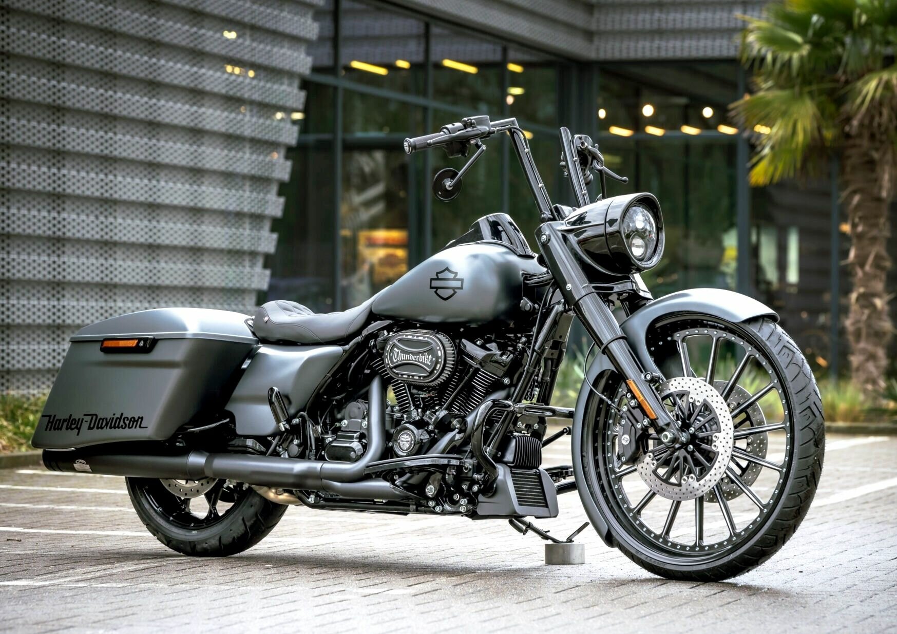 Harley Davidson мотоцикл, интерьерный постер А3_015.