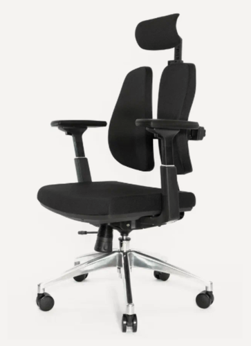 Изображение товара Кресло компьютерное FALTO ALPHA (корсетная спинка, ткань, черный)