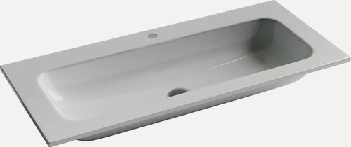 Изображение товара Мебельная раковина Ceramicanova Grace CN7013 101 накладная, фарфоровая, белая, раковина для ванной, прямоугольная