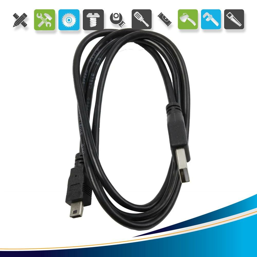 Кабель USB-miniUSB Oxion Стандарт 1 м ПВХ/медь цвет чёрный
