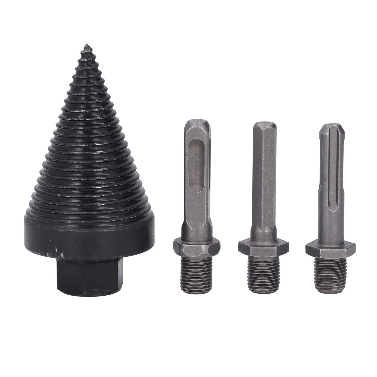 4pcs дров дров дрова бит бит деревянный сплиттер съемный электрический расщепление набор 50 мм для электрического молотка ручной тренировки