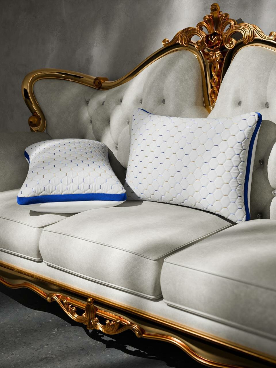 Подушка 50×70 см для сна из халафибра, мягкая и длительного использования 2 шт.