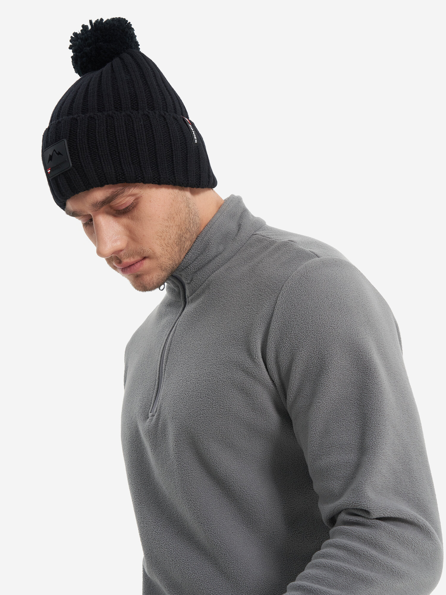 Шапка Zanier для мужчин и женщин, размер one size, черный — фото 1