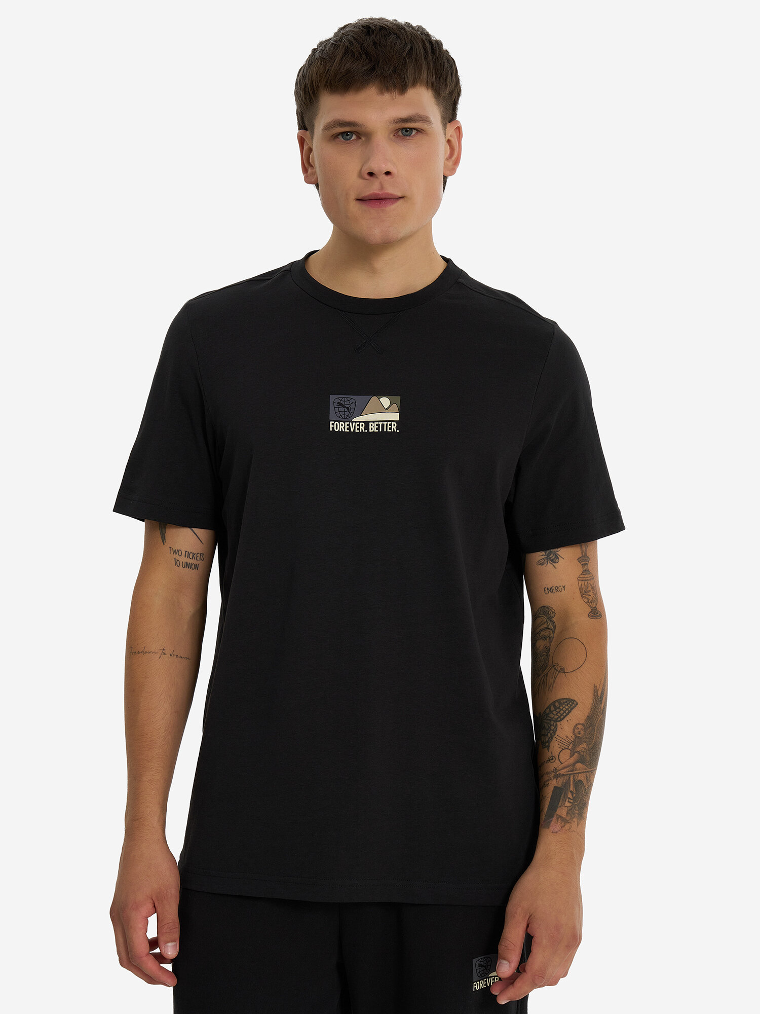 Футболка спортивная PUMA, размер S, черный — фото 1