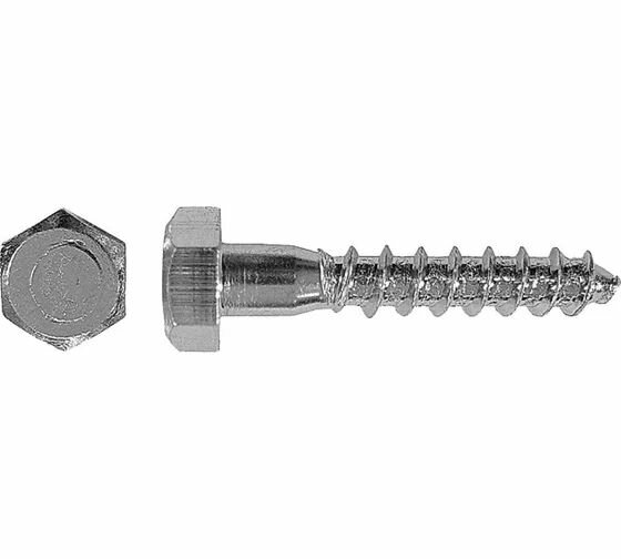 Шуруп сантехнический 10х80 мм 20шт