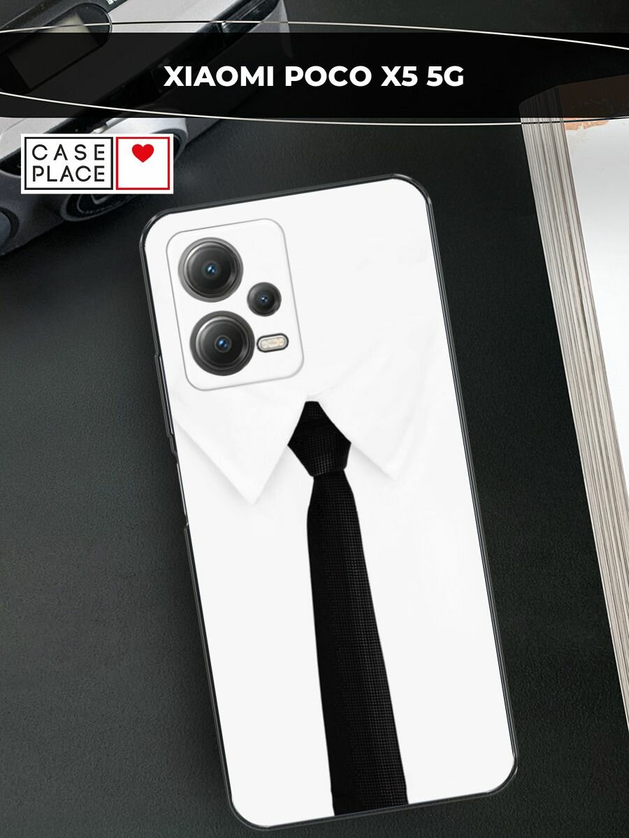 Чехол на Xiaomi Poco X5 5G / Сяоми Поко X5 5G с принтом "Галстук"