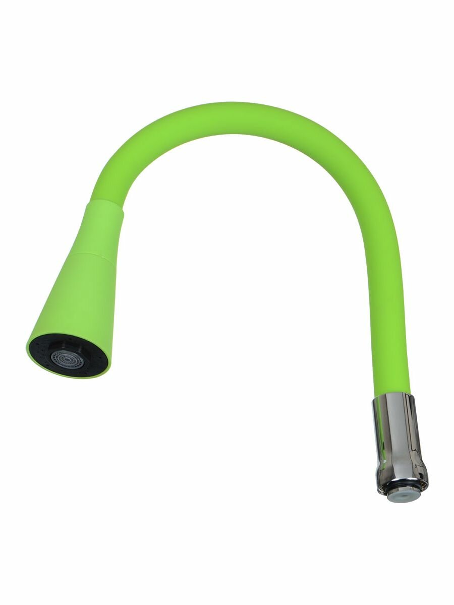 Melodia Della Vita Излив гибкий LUXE с лейкой "колокольчик" зеленый 49см MELODIA MKP20904