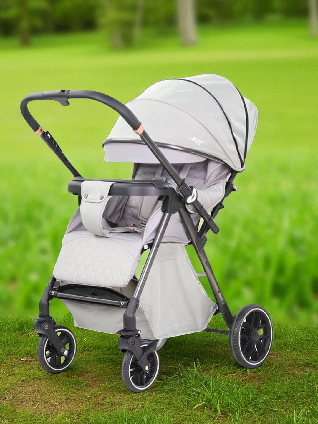 Детская коляска для всех сезонов - Серый — фото 1