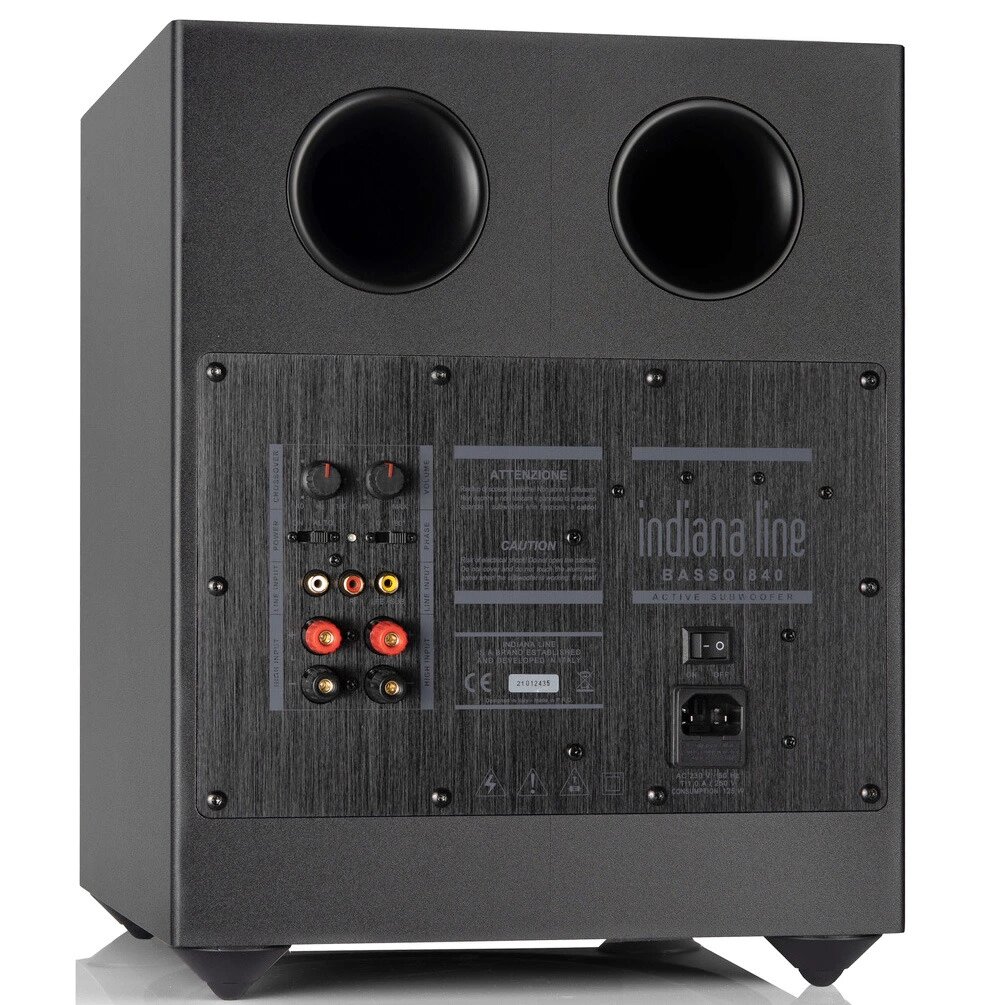 Фазоинверторный сабвуфер Indiana Line Basso 840 Black — фото 1